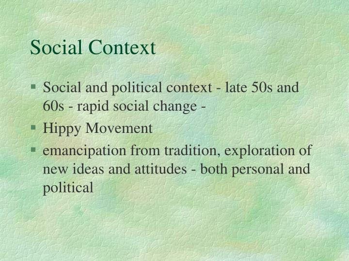 social contexts