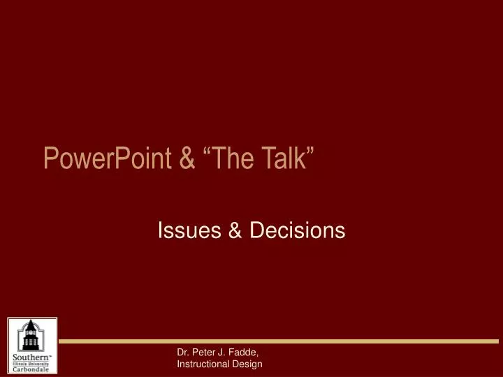 powerpoint the talk n.