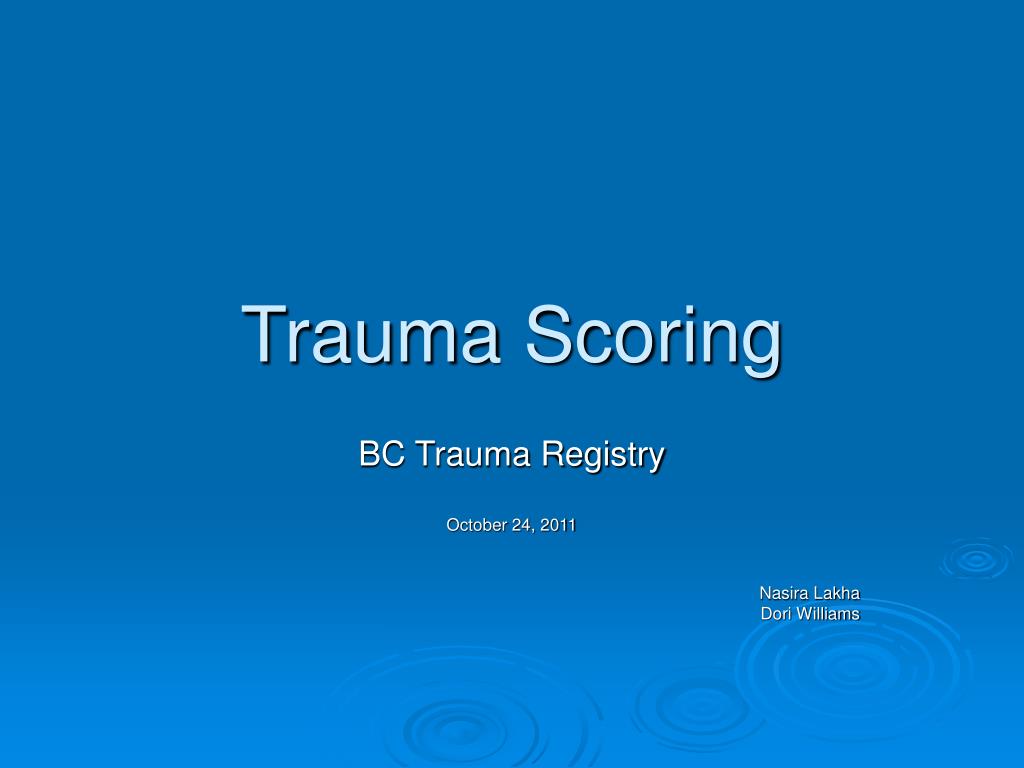 Frequency of various Abbreviated Injury Scale (AIS) scores