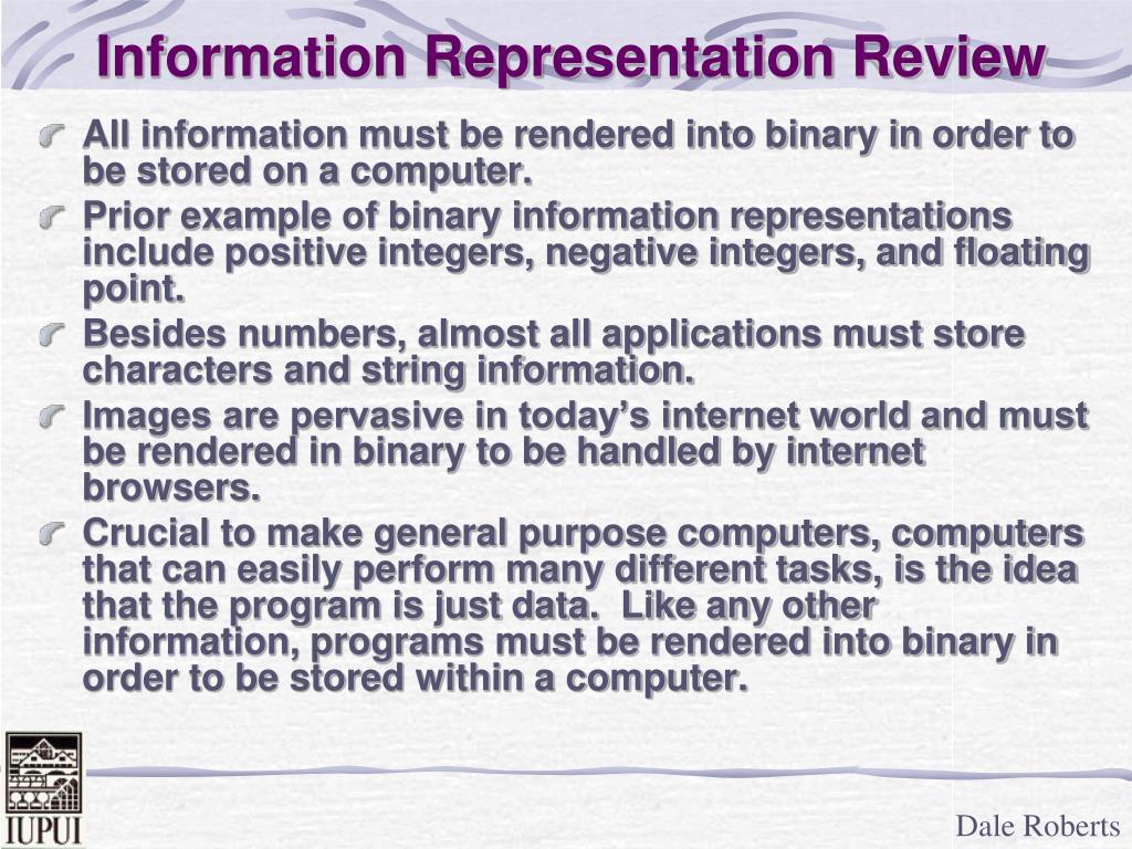 representation information