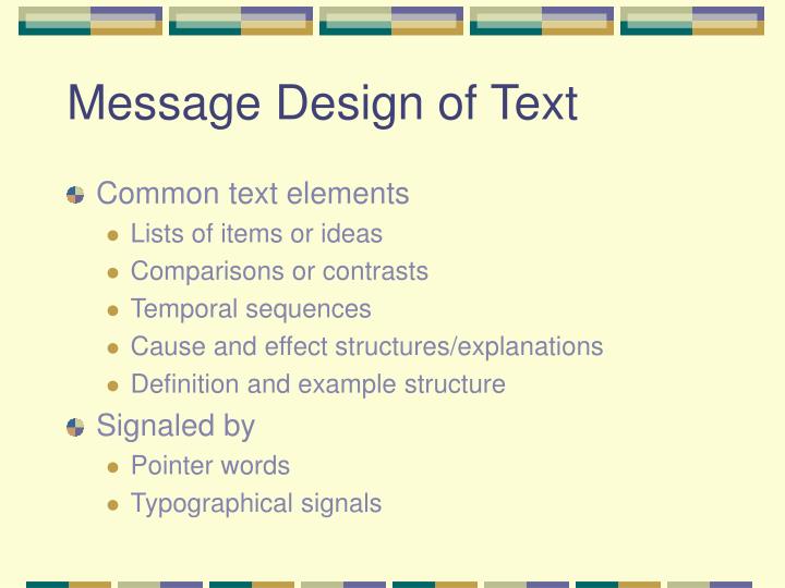 PPT - Visual and Message Design Principles PowerPoint Presentation - ID ...