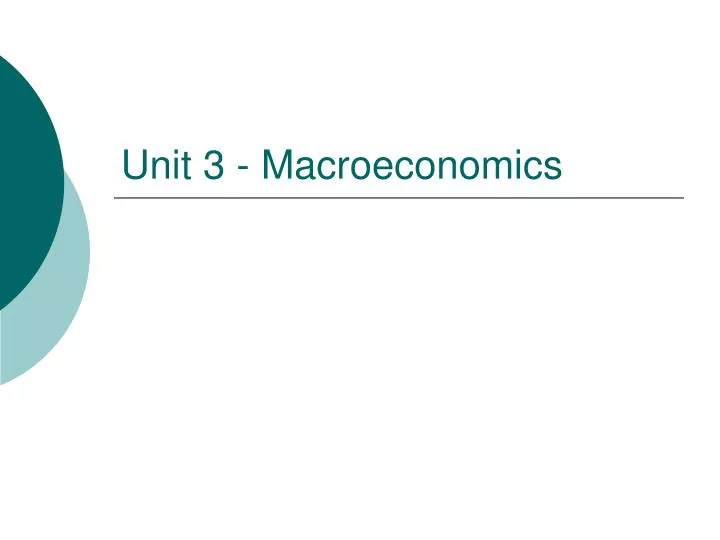 unit 5 macroeconomics unit 5 macroeconomics