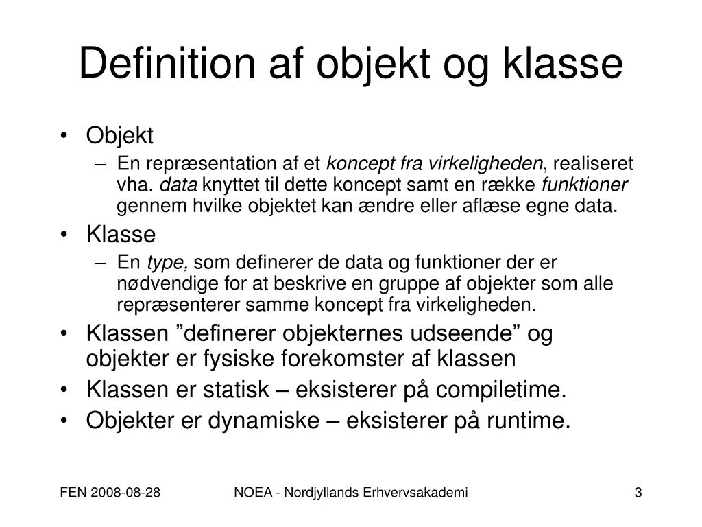 PPT - Objektorienteret programmering PowerPoint Presentation, free ...