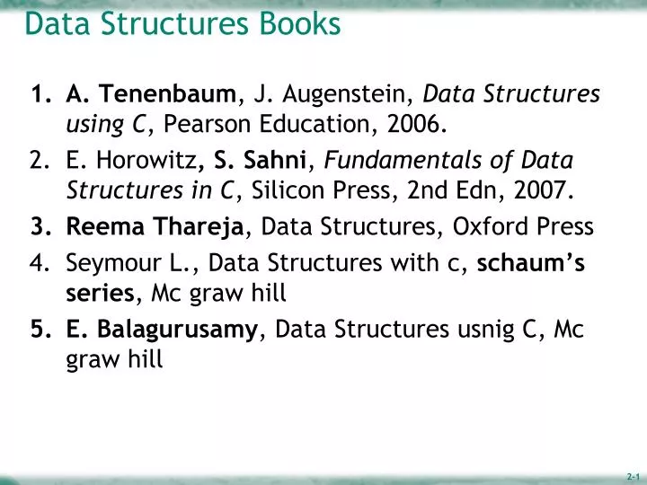 Ppt data structures books powerpoint presentation free download id