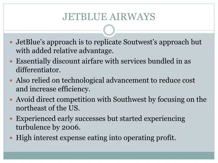jetblue case study solution Free case study solution & analysis | caseforestcom jetblue airways ipo • in april 2000, jetblue first started in new york city’s john f kennedy airport. jetblue case study solution Free case study solution & analysis | caseforestcom jetblue airways ipo • in april 2000, jetblue first started in new york city’s john f kennedy airport.