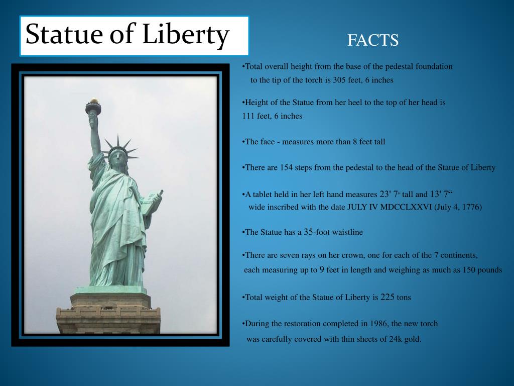 100 words essay on statue of liberty