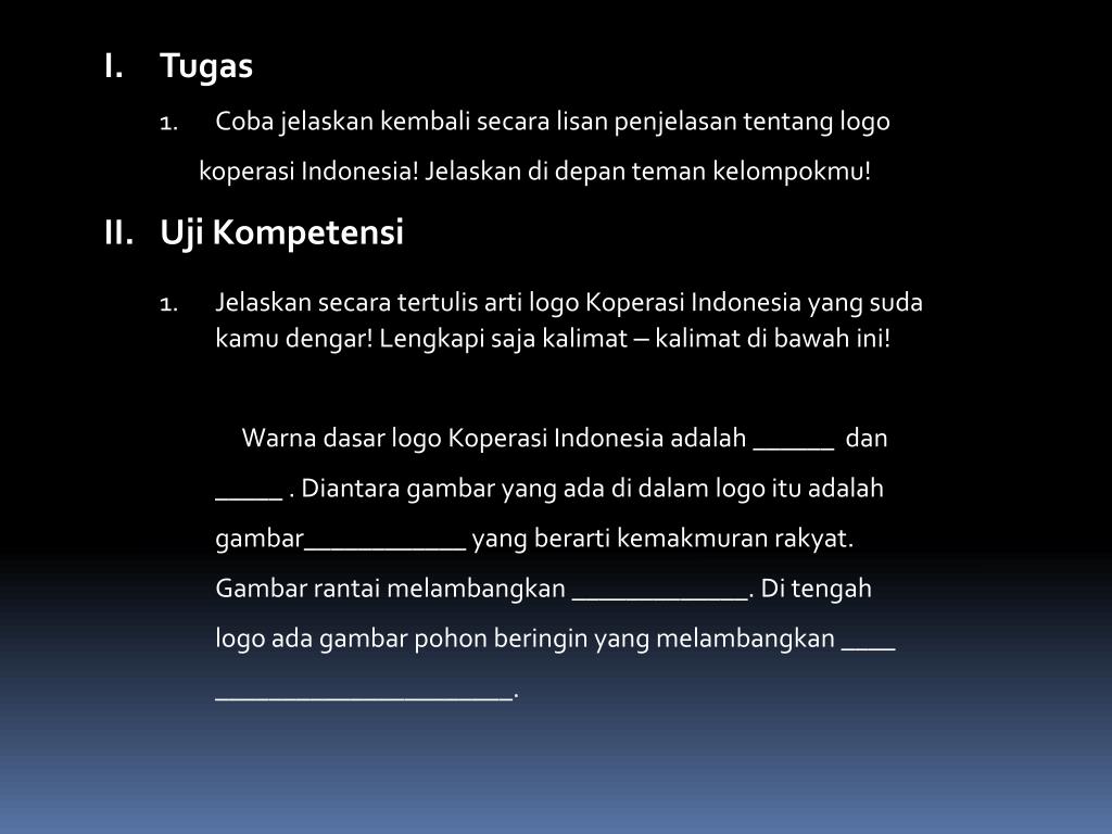 Gambar Padi Dan Kapas Pada Logo Koperasi Indonesia Melambangkan