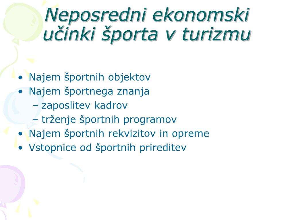 PPT - Športni turizem PowerPoint Presentation, free download - ID:3875877