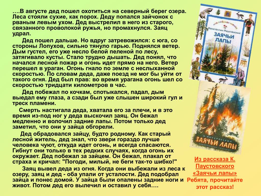 Заячьи Лапы Текст Распечатать