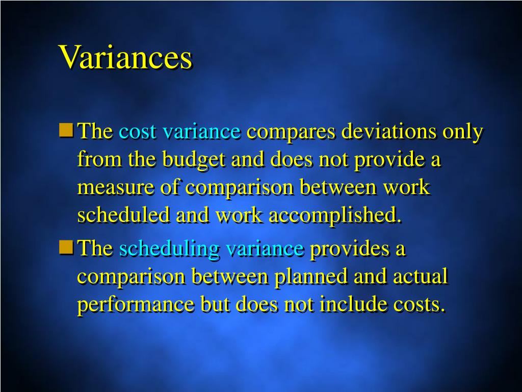 Cost Variance In Project Management