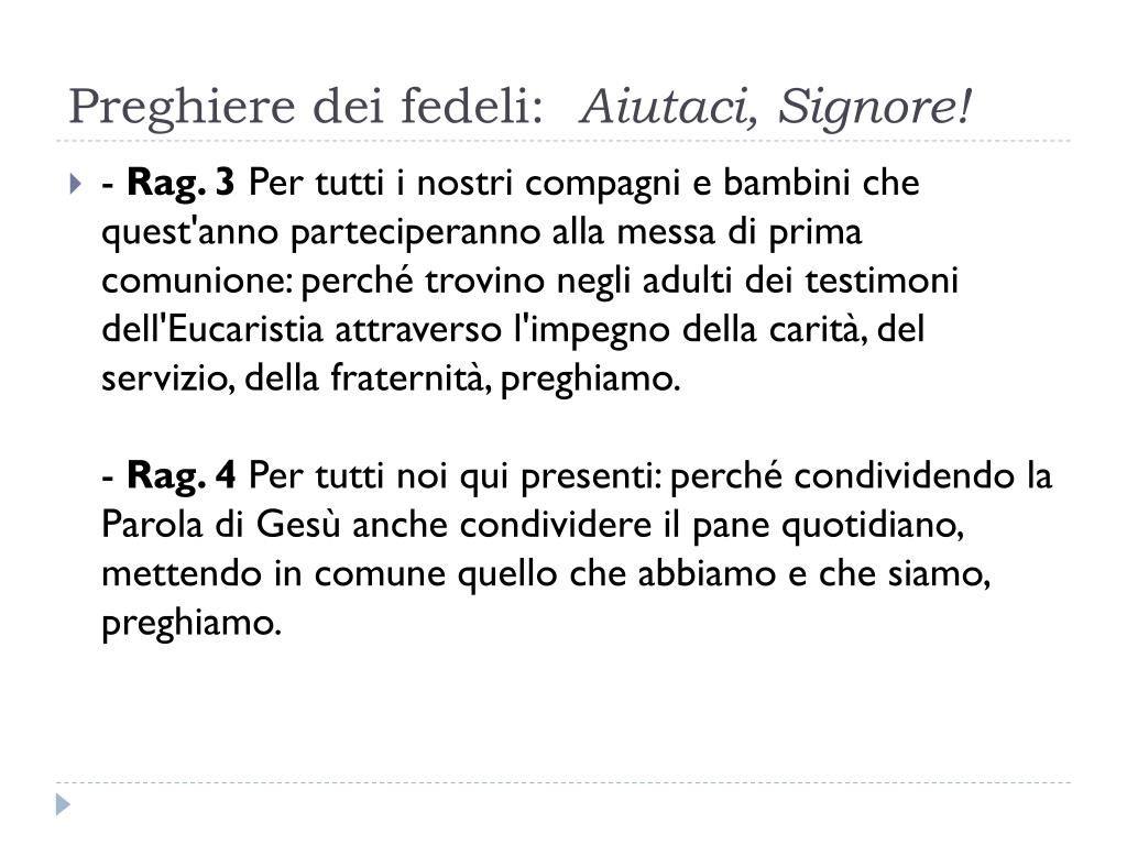 Preghiere Dei Fedeli Per I Sacerdoti PPT - Giovedì Santo PowerPoint Presentation, free download - ID:3881420