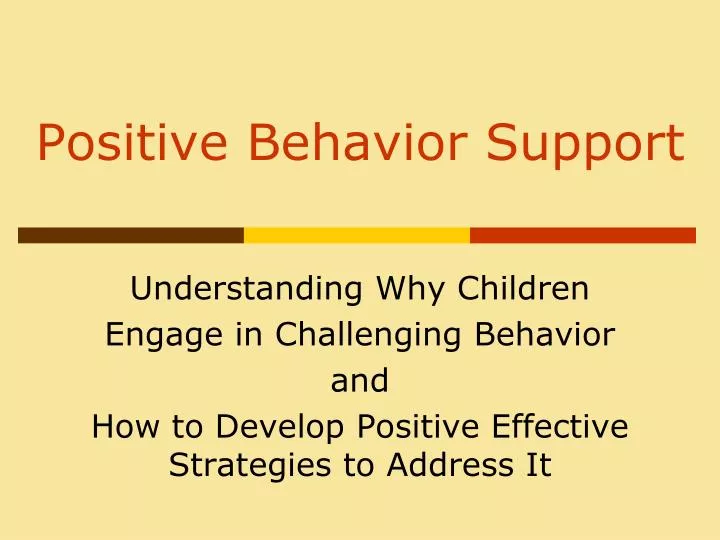 PPT - Positive Behavior Support PowerPoint Presentation, free download - ID:3881551