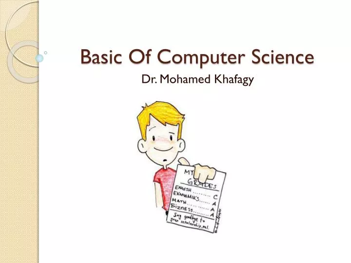 PPT - Basic Of Computer Science PowerPoint Presentation, free download ...