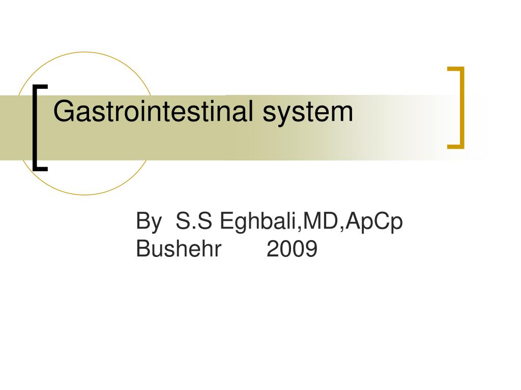 PPT - Gastrointestinal system PowerPoint Presentation, free download ...