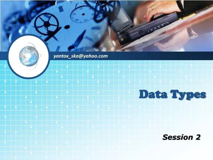 what are the types of data presentation
