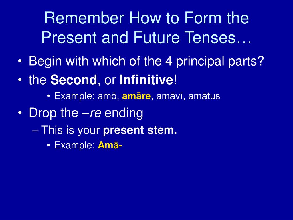 PPT - Tempus Praeteritum Perfectum PowerPoint Presentation, free