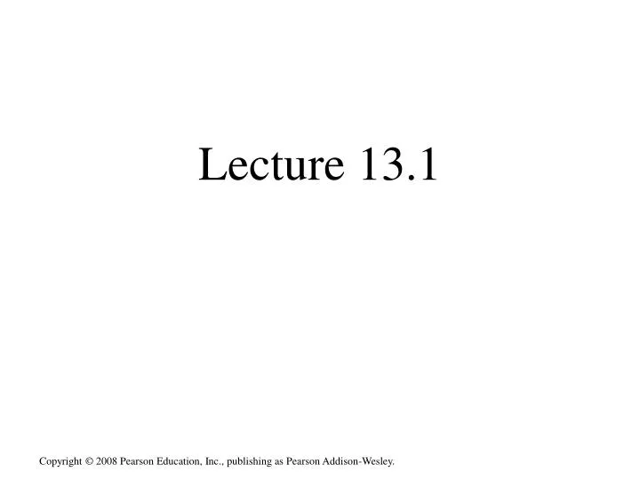 lecture 13 1 n.