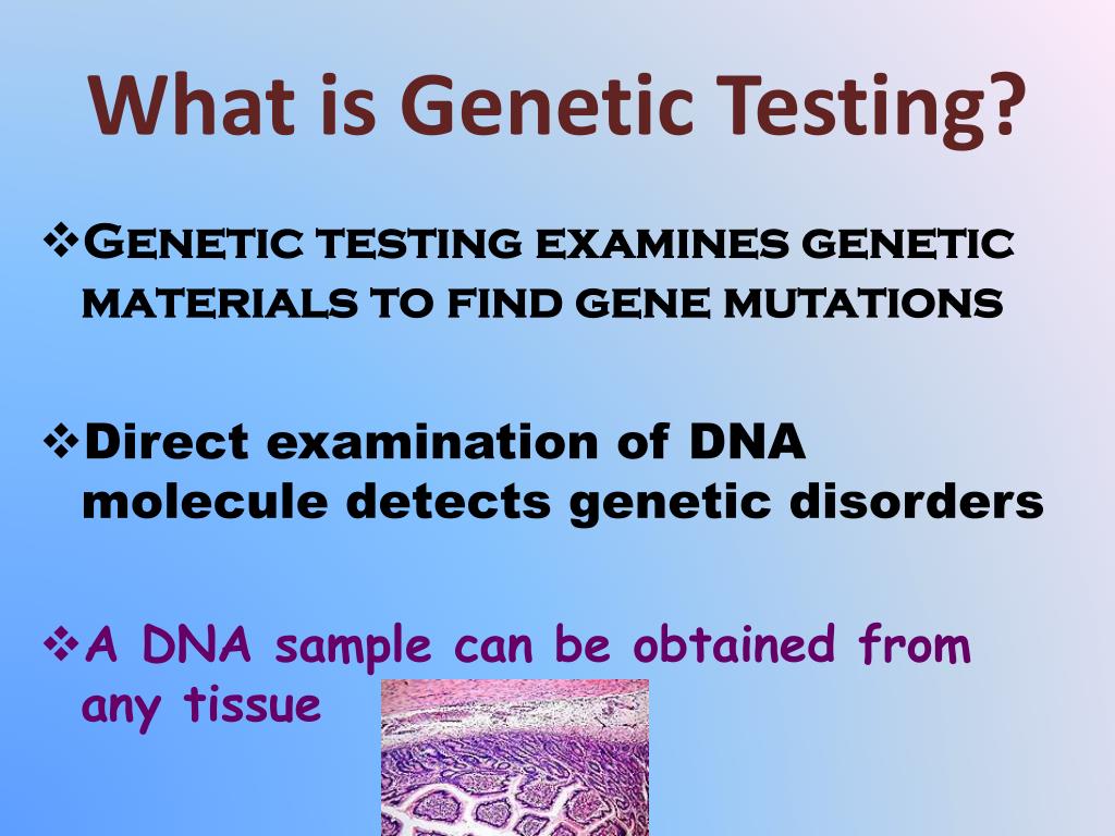 Ppt Genetic Testing Powerpoint Presentation Free Download Id 3886089