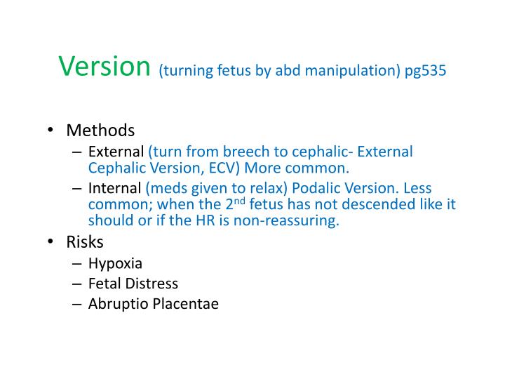 PPT - Birth Related Procedures Term: AROM- artificial rupture of ...