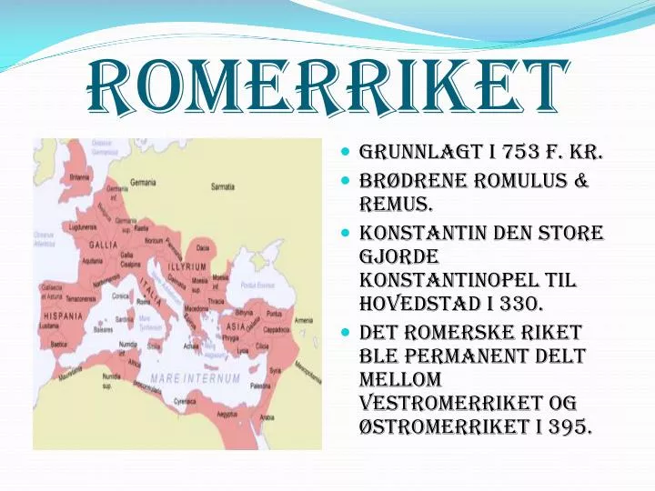 PPT - Romerriket PowerPoint Presentation, free download - ID:3887844