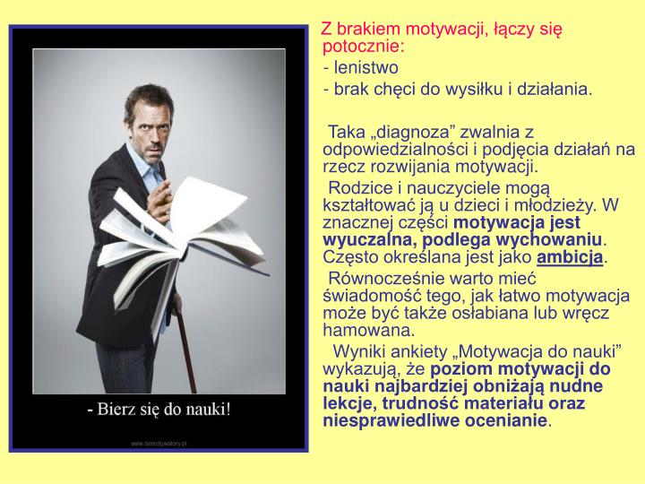 Ppt Motywacja Do Nauki Powerpoint Presentation Id3888295