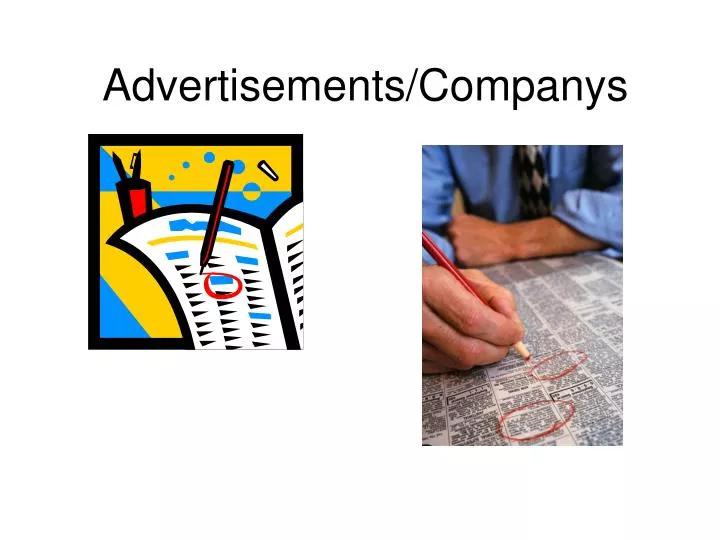 advertisements companys n.
