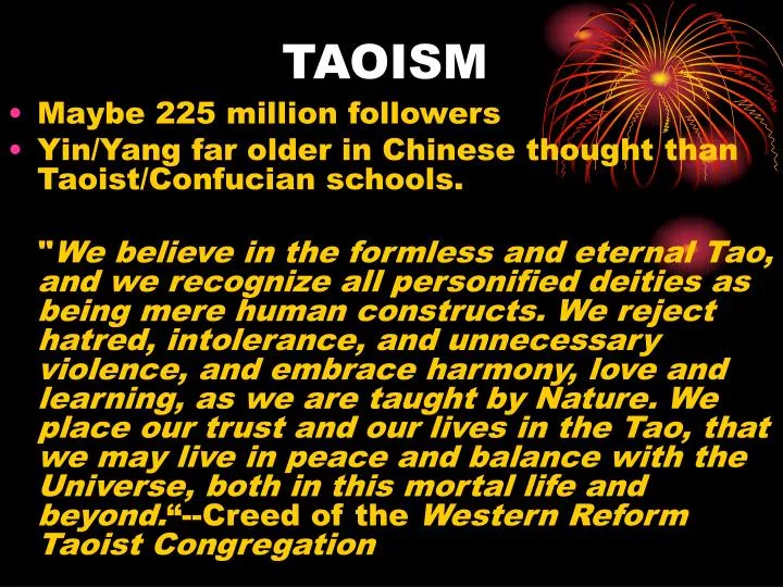 PPT - TAOISM PowerPoint Presentation, Free Download - ID:3890268