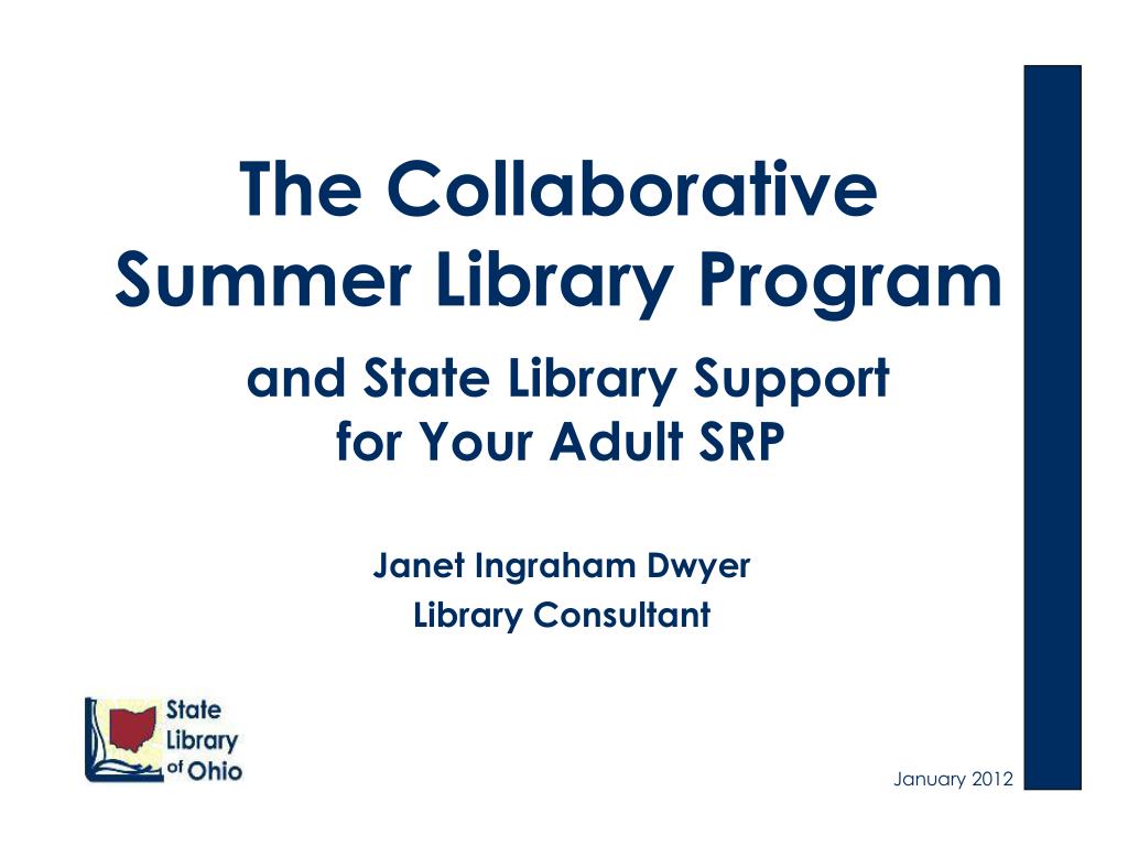 PPT The Collaborative Summer Library Program PowerPoint Presentation