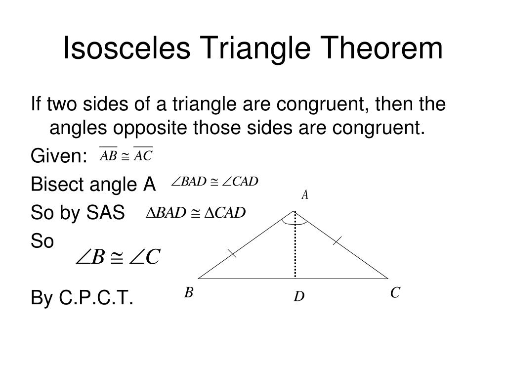 vertex angle of an isosceles triangle