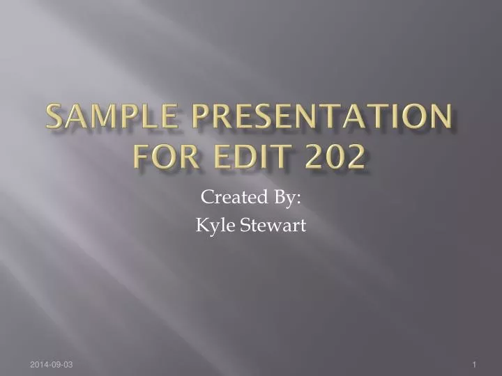 sample presentation for edit 202 n.