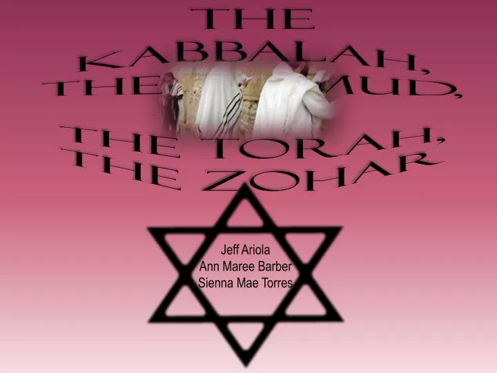 the kabbalah the talmud the torah the zohar n.