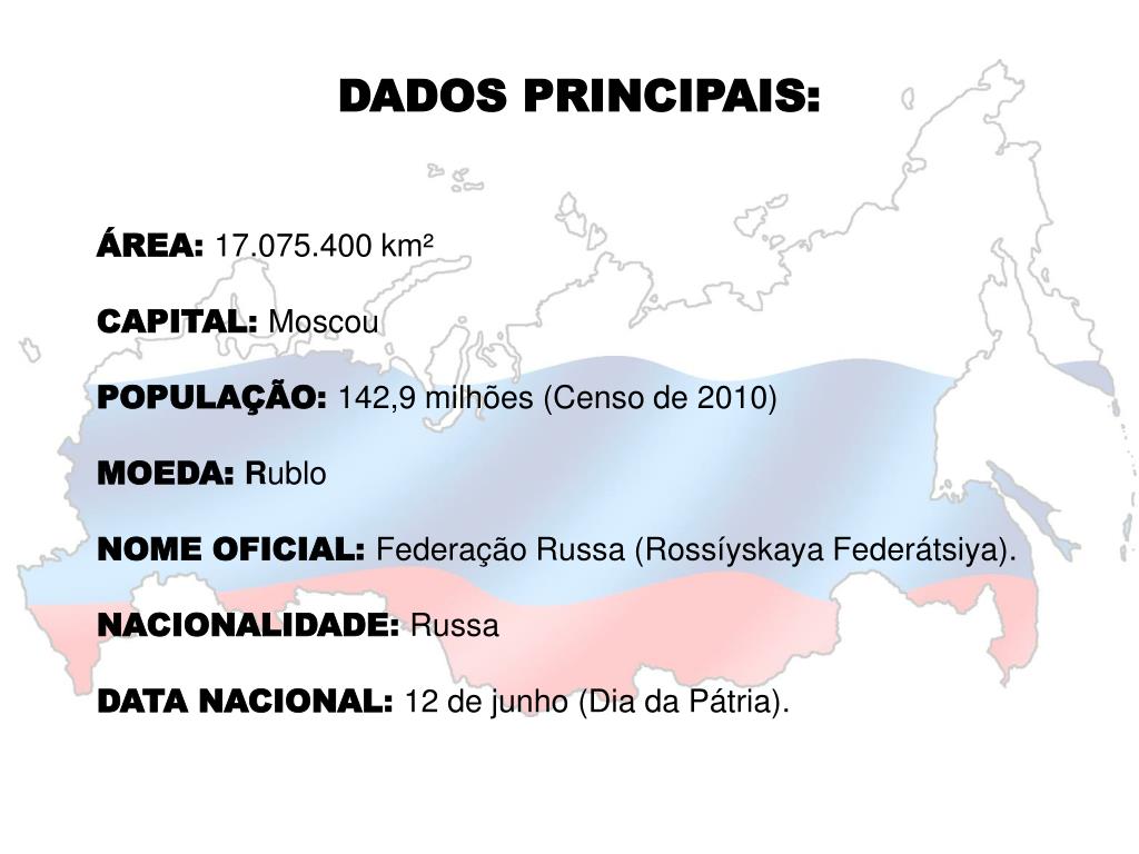 FEDERAÇÃO DA RÚSSIA - FUSOS HORÁRIOS