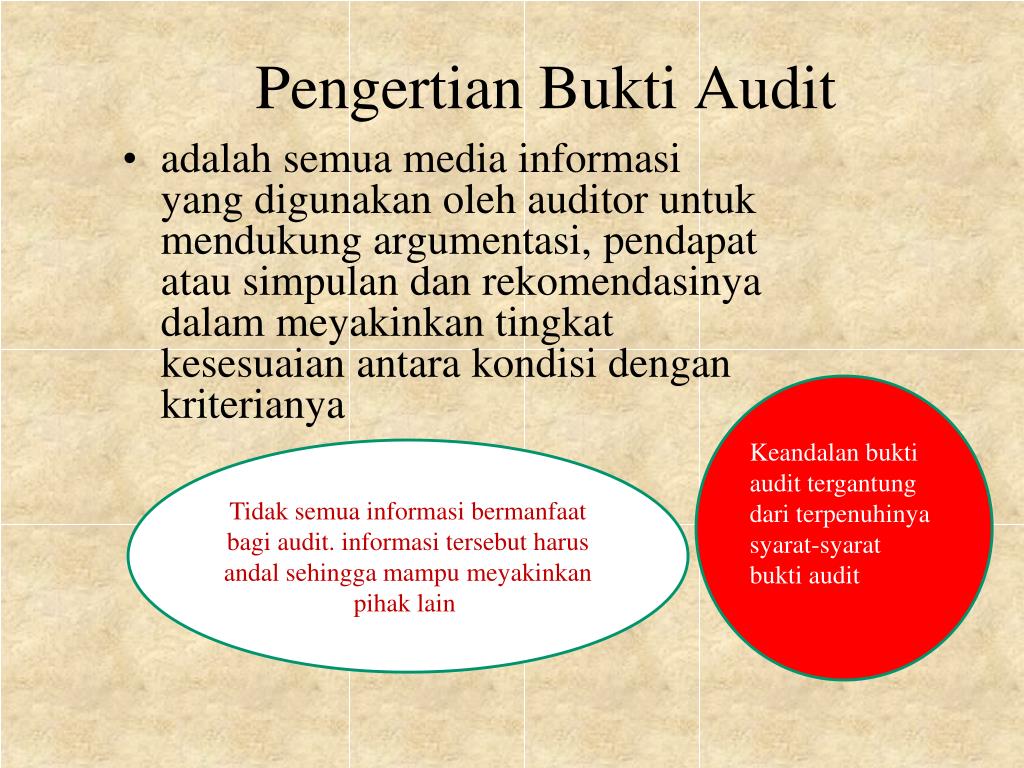 Ppt Bukti Audit Powerpoint Presentation Free Download Id 3893826