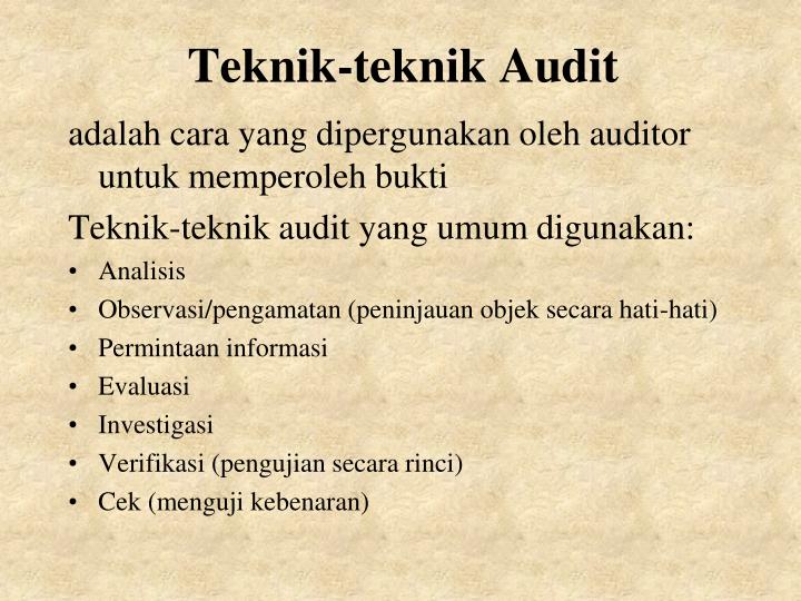 PPT - BUKTI AUDIT PowerPoint Presentation - ID:3893826