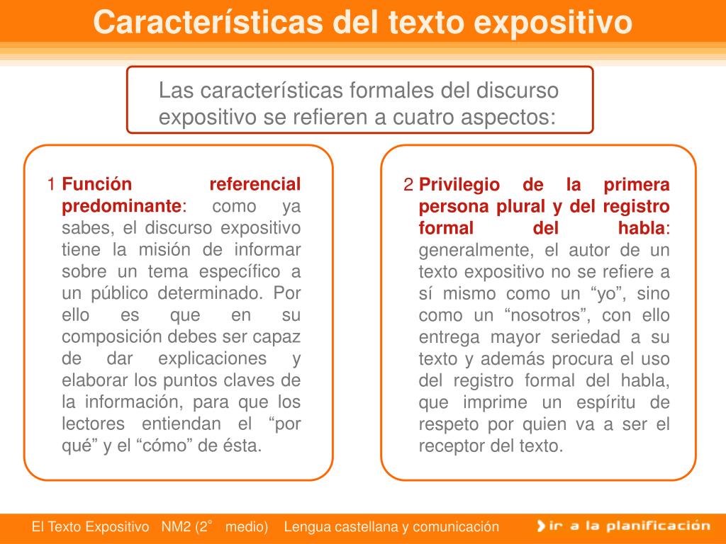 PPT El discurso expositivo PowerPoint Presentation, free