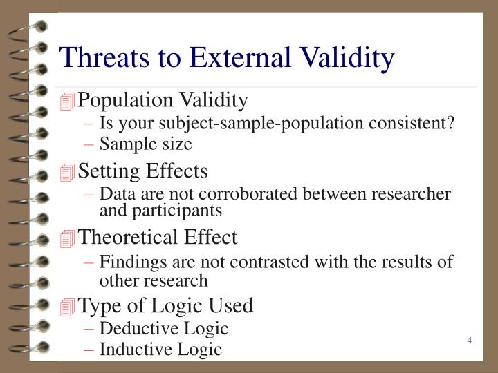 PPT - Threats to the Credibility of Research PowerPoint Presentation ...