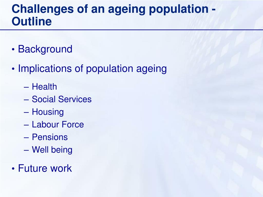 PPT National Population Projections and the challenges of an ageing