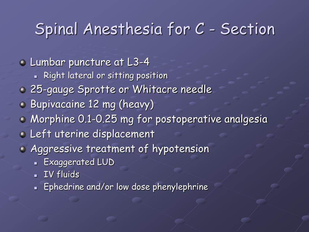 PPT - Anesthesia for Cesarean Section PowerPoint ...