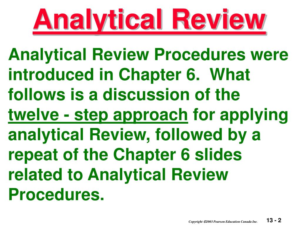 analytical article review