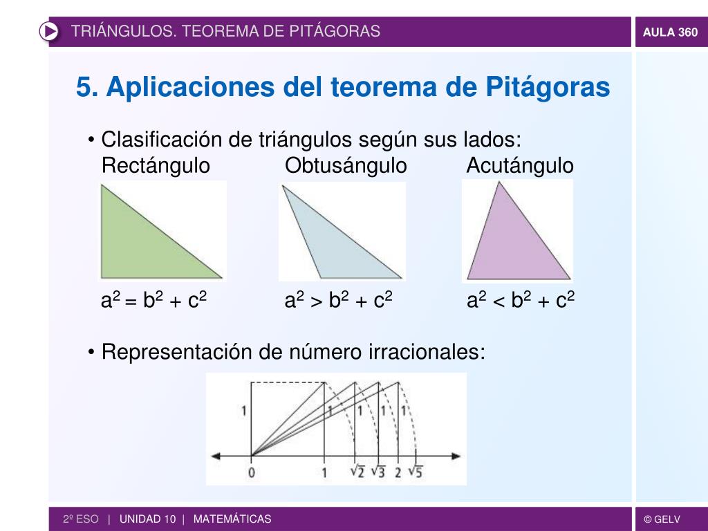 Ppt Triángulos Teorema De Pitágoras Powerpoint Presentation Free