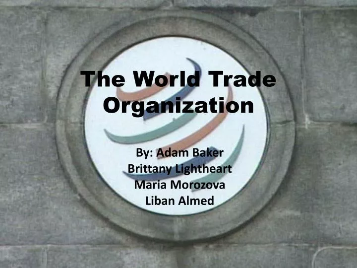 the world trade organization n.