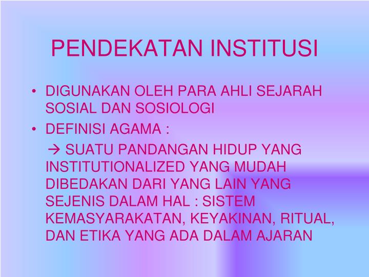 PPT - AGAMA dan PERUBAHAN SOSIAL PowerPoint Presentation 