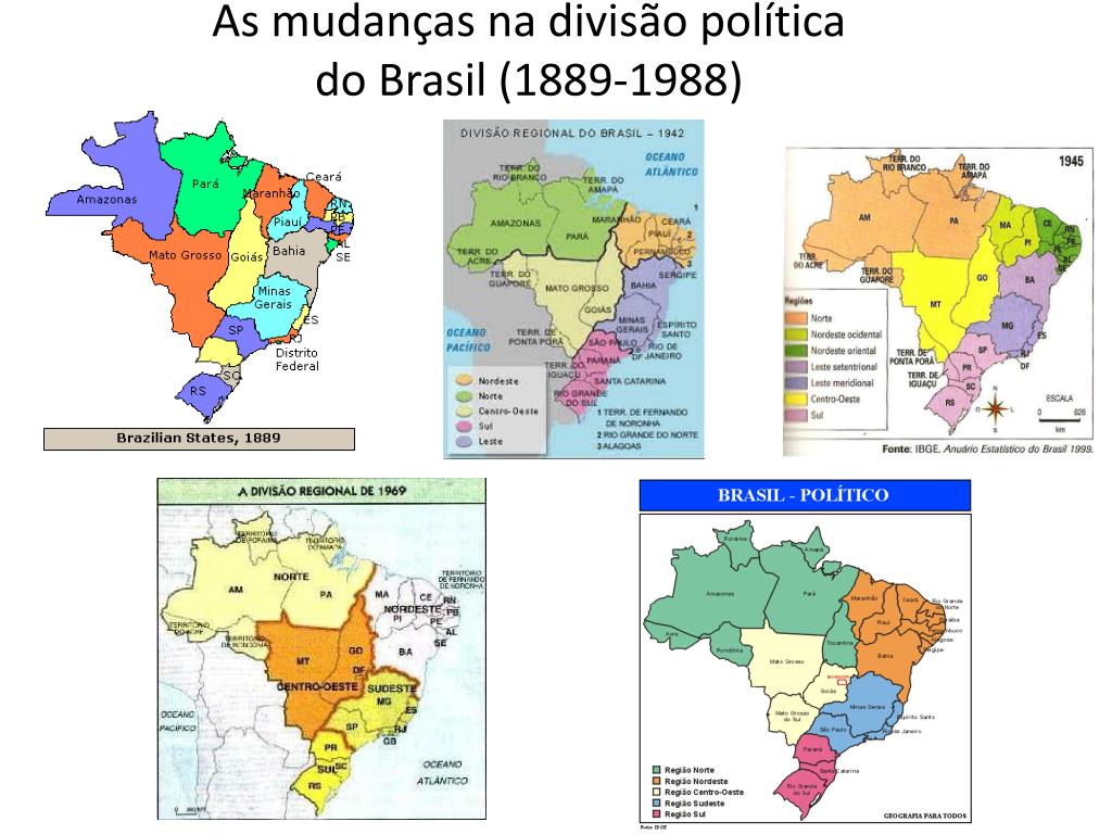 As divisões regionais oficiais - ppt carregar