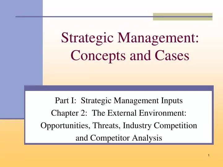 strategic management case study topics