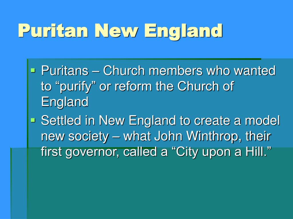 why did the puritans leave england
