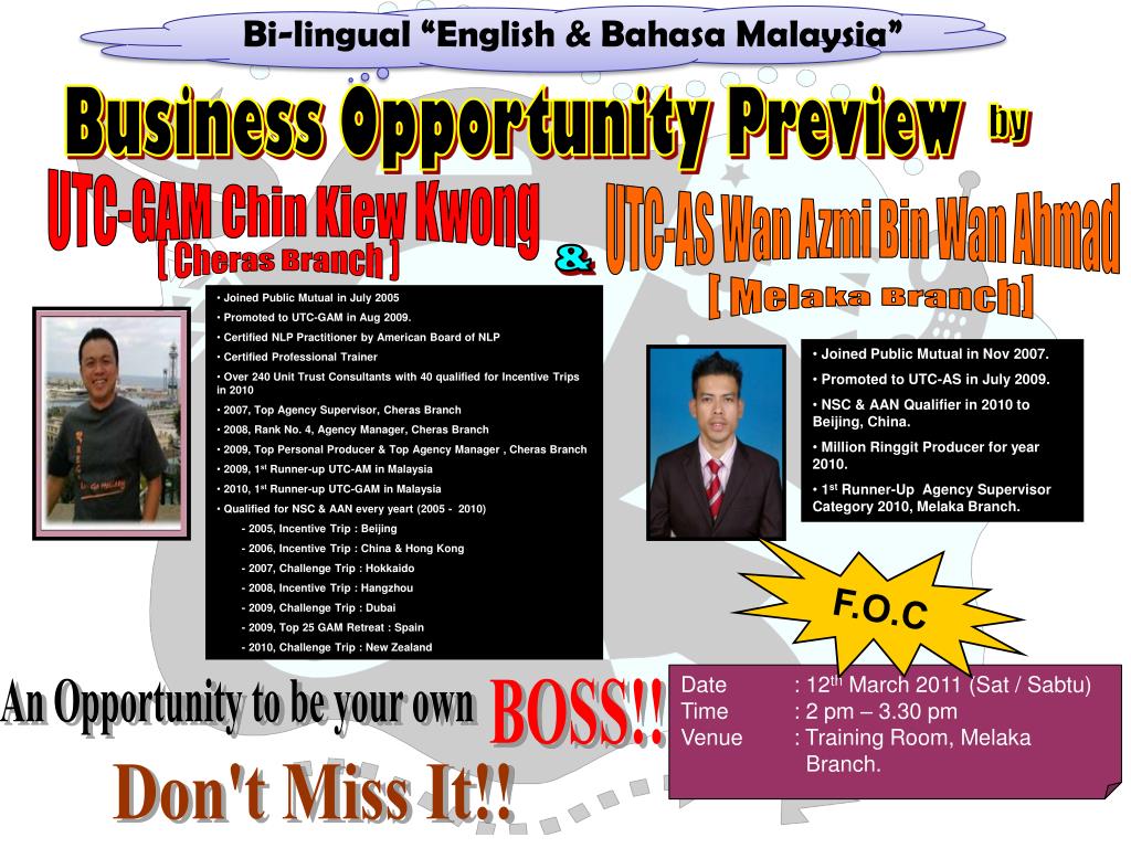 Ppt Business Opportunity Preview Powerpoint Presentation Free Download Id 3900754
