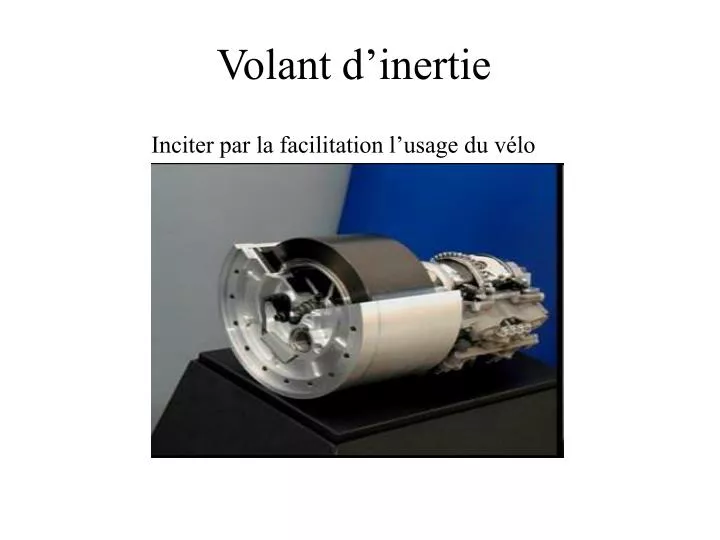 PPT  Volant d’inertie PowerPoint Presentation, free download  ID3903205