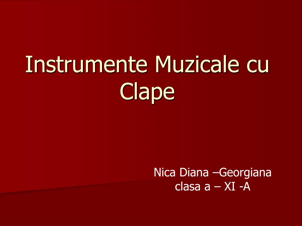 PPT - Instrumente Muzicale cu Clape PowerPoint Presentation, free download  - ID:3904307