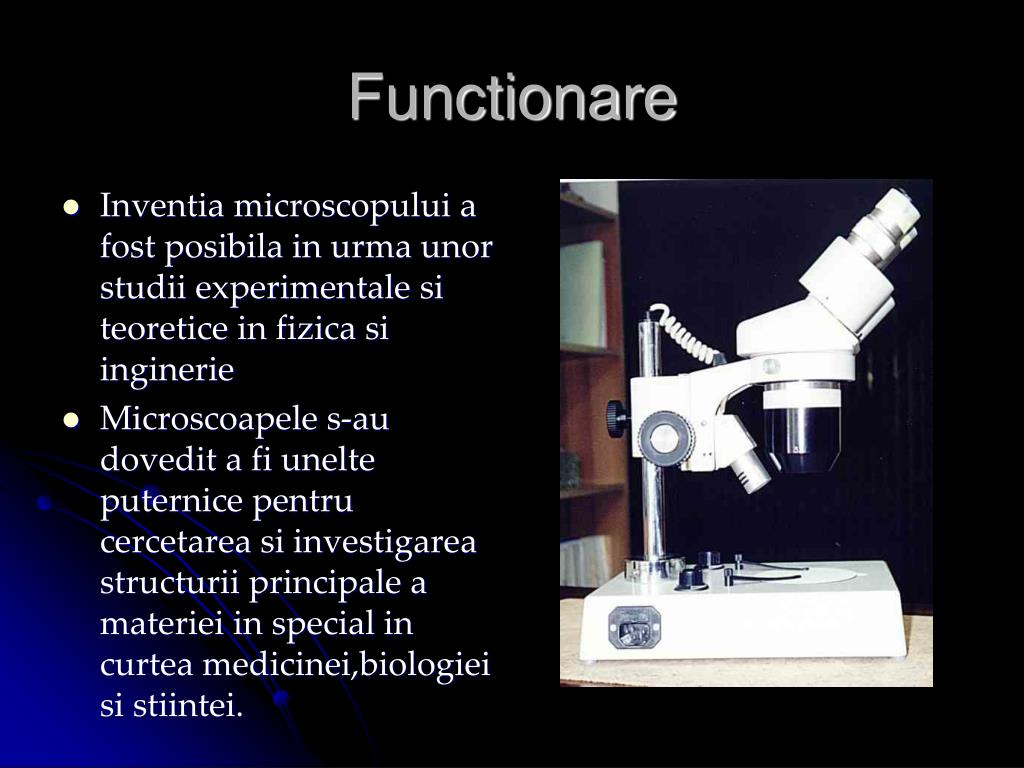 PPT - Microscopul PowerPoint Presentation, free download - ID:3904342