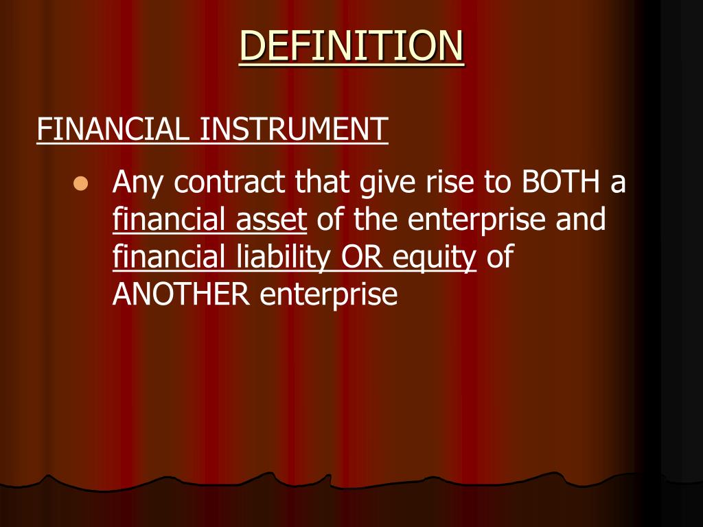 PPT - MASB 24 FINANCIAL INSTRUMENT: DISCLOSURE & PRESENTATION ...